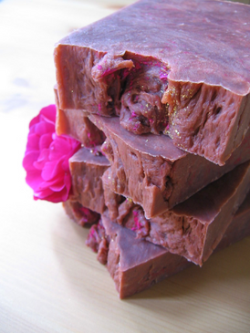 Journey in Satchidananda Hot Process Soap - Sandalwood, Patchouli, Champaca, Rose, Neroli, Geranium... Coconut-Free Formula