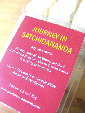 Journey in Satchidananda Soy Wax Melts - Sandalwood, Patchouli, Champaca, Rose, Neroli, Geranium... 