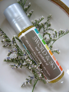 The Sword & the Eastern Sky Hair & Perfume Oil - Olive Blossom, Frankincense, Airy Chypre... 