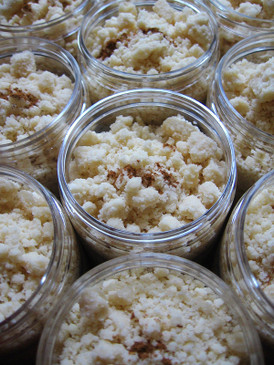 Rice Pudding Bath Streusel - Aromatic Rice, Cinnamon, Vanilla, Condensed Milk...