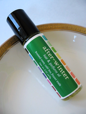 After-Winter Hair & Perfume Oil - Bruised Mint, Cold Tea, Frozen Trails... 
