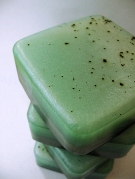 After-Winter Luxury Glycerin Soap - Bruised Mint, Cold Tea, Frozen Trails... 