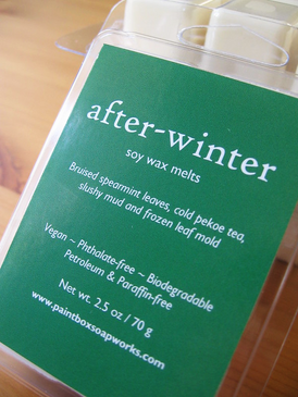After-Winter Soy Wax Melts - Bruised Mint, Cold Tea, Frozen Trails...
