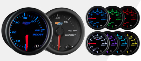 Black 7 Color Gauge Series