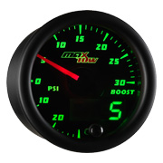 Black & Green MaxTow Diesel Gauge Series