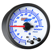GlowShift White Elite 10 Color Gauge Series