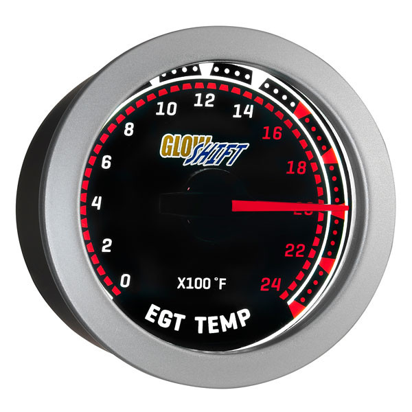 GlowShift Tinted Series 2400 F Exhaust Gas Temperature Gauge