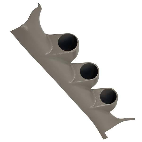 Gauges to Vehicles A-Pillar Mounts 3 GlowShift Black Triple Pillar Gauge Pod for 2002-2006 Nissan Sentra 2-1//16 52mm A-Pillar Speaker Cutout ABS Plastic