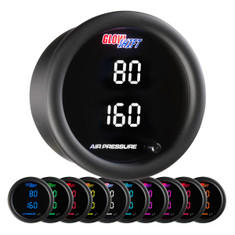 10 Color Digital Dual Air Pressure Gauge