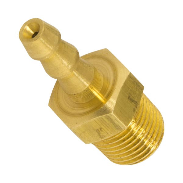 18 27 Npt Male To Male Restrictive Barbed Fitting Adapter
