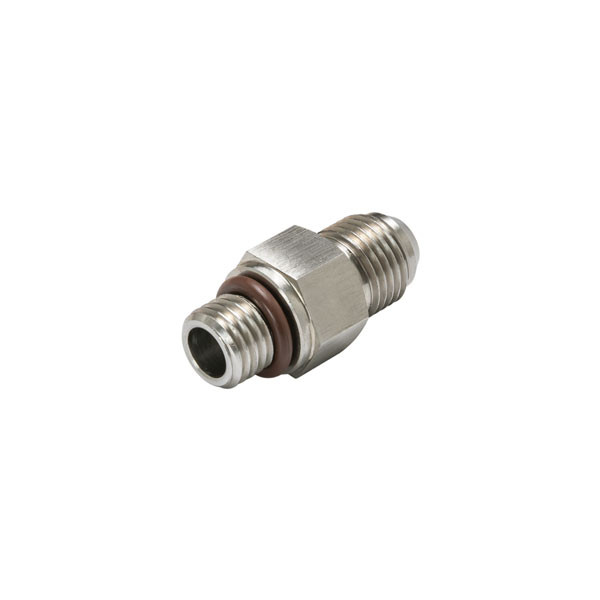 GlowShift 1//2” Fuel Line Fuel Pressure Gauge Sensor T-Fitting Adapter