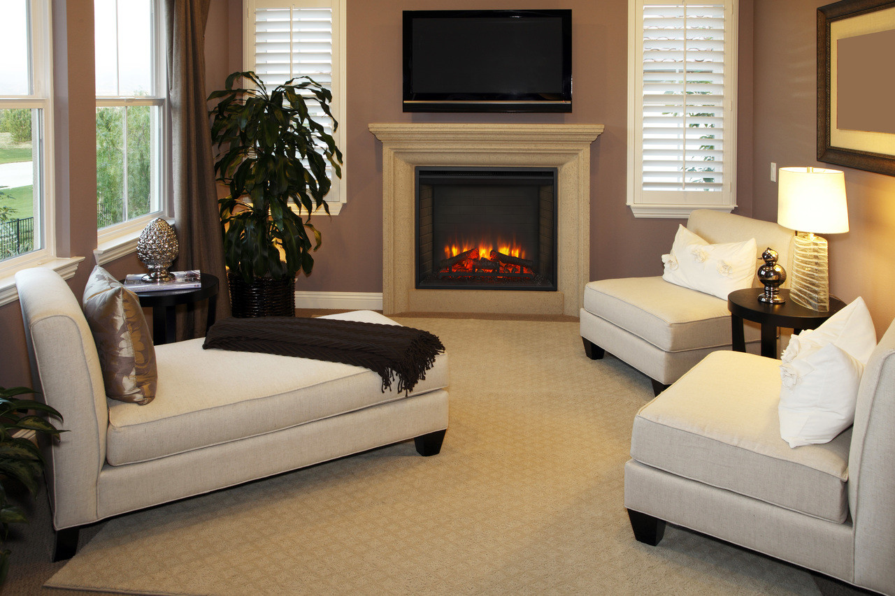 30 Simplifire Built In Electric Fireplace Black Swan Home