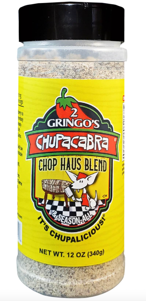 2 Gringo's Chupacabra Chop Haus Blend Salt pepper garlic 12 oz.