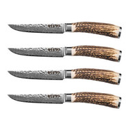 Signature Tender Steak Knife Set of 4 Antler
