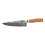 RTE-83 Signature Chef XL Knife- Olive/Damascus Steel