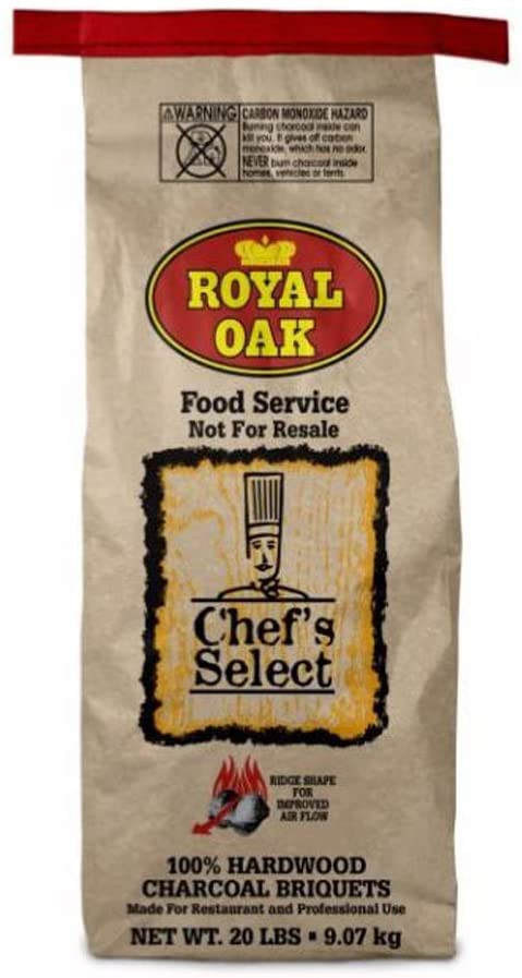 Chef's Select Royal Oak Briquettes - 20 lbs