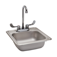 Stainless Steel Sink, 15"x15"