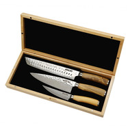 Classic 3 Knife Starter Set - Italian Olive Wood