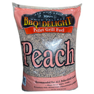 BBQr's Delight 20 lb Pellets - Peach