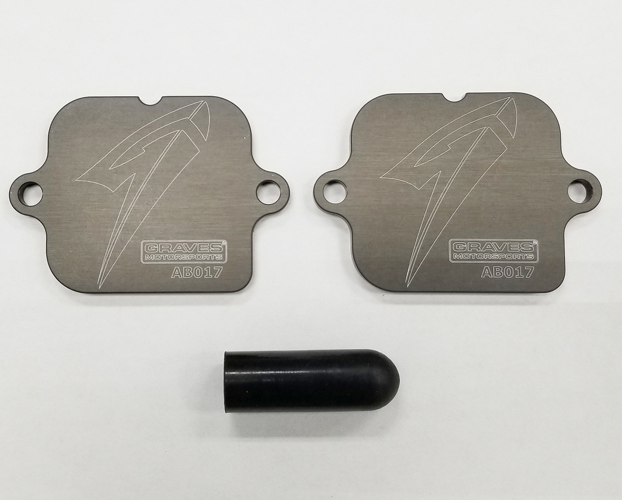 PAIR Valve Removal kit with Block Off plates Honda CRF 450 2019-on 