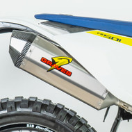 Titanium Octagon Dual Sport / Off-road Slip-on Exhaust - Carbon End Cap