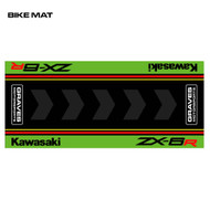 Graves Kawasaki ZX-6R Bike Mat - Green