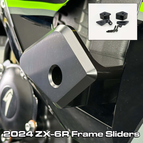 Kawasaki ZX6R Frame Sliders 2025