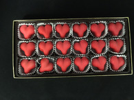 Marzipan Valentines Hearts 