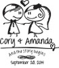 Alternate Saying for Wedding Mason Jar Mugs Personalized Engraved with Little Kids Couple Theme (Set of 2)