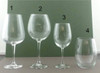 Examples of Wine Glasses Available from Glass Blasted
