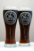 Engraved Large Pilsner Mr & Mrs Beer Glasses Wedding Gift (Set of 2)