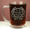 Beer Mug Engraved with Modern Hop Personalized