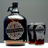 Engraved Gallon Growler & 2 Pilsner Glass Set Personalized with Irish Celtic Knot Brewing Label