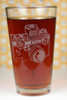 Engraved Detailed 35mm Camera Etched Sandblasted Pint Glass