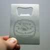 Engraved Bottle Opener Personalized with Old Fashion Label Design