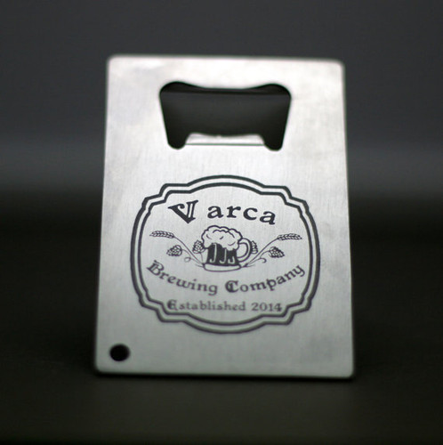 Engraved Bottle Opener Personalized with Old Fashion Label Design