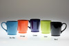 Color options for ceramic coffee mugs