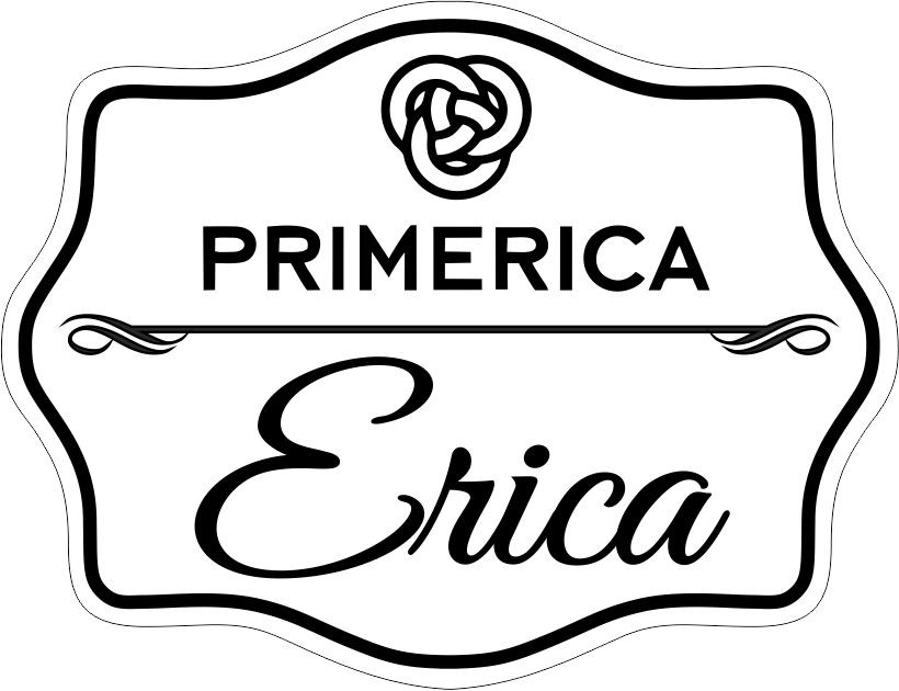Custom listing for Erica - name tag - Glass Blasted