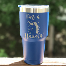 I'm a Unicorn 30oz insulated Polar Camel engraved cup - Available in 8 color options