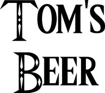 Custom listing for Troy - 32oz mini growler with Tom's beer art