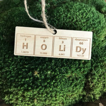 Element Table "Holiday" wood holiday ornament