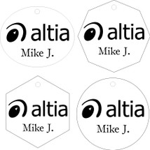 Custom listing for Tyna - 72 personalized ornaments for Altia 