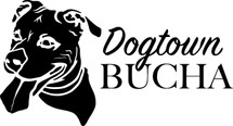 Custom listing for Rachael - 64oz growler and 32oz flip top with Dogtown Bucha art