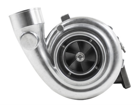 MAKE HUGE POWER with your LS! Get this today!

T6 GT45 Single Ball Bearing Turbo, with 1.28 A/R Turbine Housing.
Single Ball Bearing T6 GT45 1.28 A/R Turbo Charger
Ball Bearing on Compressor Side
1.28 A/R Turbine
Cast Wheel
5" Air Inlet and 3.25" Turbo Outlet
3.5" 6-Bolts Outle
T6 Twins-Scroll Flange to Manifold
Comes with Oil Feed and Drain Fittings, and Metal Gaskets
Includes the following:

Ball Bearing T6 GT45 1.28 A/R Turbocharger
Oil Feed -AN4 Fitting 
Oil Drain Flange 
Gaskets 
Tech Specs:
Air Inlet: 5"
Compressed Air Outlet: 3.25"
Bearing: Single Ball Bearing
Turbine Housing Flange: Standard T6 Twin-Scroll
Exhaust Outlet&iuml;&frac14; 3.5" 6-bolt Outlet
HP Rating: 1200 HP
Cooling: Oil Cooled
Working Pressure: 30 PSI
Compressor: Cast Wheel
Turbine: 1.28 A/R
Compressor Wheel: 80/108 MM
Turbine Wheel: 88.9/77.4 MM