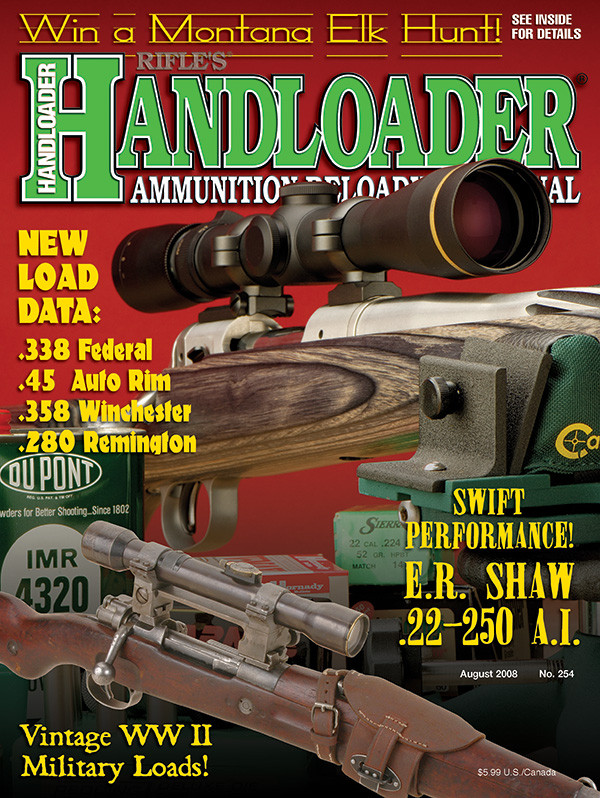 Cartridge Board  Handloader Magazine