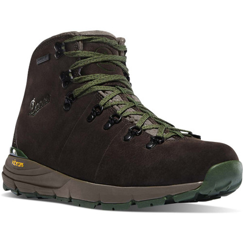 Danner Men's Mountain 600 4.5" Dark Brown/Green Outdoor 