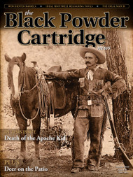 The cover photograph for this issue is from good friend and regular contributor Miles Gilbert. Miles has always been a well-versed student of the Old West and has sent us this interesting account of the death of the Apache Kid. Many noted characters on the Arizona frontier were connected to the Apache Kid, but probably the most famous was Al Sieber. I think this cover photograph is a classic image of one of the greatest frontiersmen of the Old West. 
Half of Al Sieber's adventures in life would have been plenty for any normal human. Civil War veteran, hunter, miner, scout... Al was all of these things. Check out his story, along with the Apache Kid's that are included in this issue of the Black Powder Cartridge News. - SPG