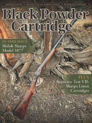 Our cover for this issue has been provided compliments of Shiloh Rifle Manufacturing and Sheryll Garbe. Thanks to Shiloh for making the beautiful firearm and to Sheryll for taking the great photograph to show it off to its best advantage. 
The 1877 Sharps was by no means a prolific model of single-shot rifle, but it surely rates as one of the most elegant. Its "plainer" sister, the Model 1874, is well-known throughout the single-shot world, but the Model 1877 is relatively unkown by comparison.
If you would like to acquaint yourself further with this great rifle, check out the informative and interesting article by Steve Garbe in this issue. However, a word of warning; don't blame us if you suddenly find yourself in dire need of an 1877. If you do, however, Shiloh can scratch the itch.
