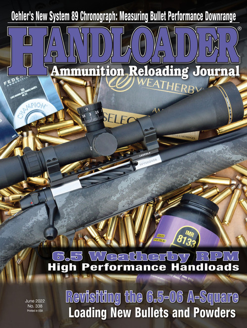 On the cover . . .
A Weatherby Mark V 6.5
RPM with a Leupold VX-3i
LRP 6.5-20x 50mm scope.
Photo by Brian Pearce.