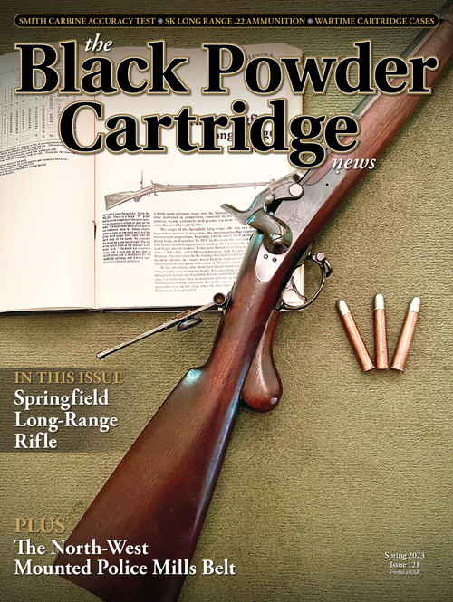 Our cover for this issue comes to us compliments of Chris Fantini and it shows a rare bird, indeed. The Springfield 1881 Long-Range rifle was made by Springfield in very limited numbers and the survival rate has not been good. Chris' rifle is in virtually new condition and is extremely interesting from many points, not the least of which is the opportunity to look at an uncompromised .45-80-2.4 Long-Range rifle. My bet is that most of us will never see one in the flesh. Chris puts his Springfield through the paces and the story is extremely interesting. Be sure to check out his feature story in this issue and see if you don't agree with us. 
Thank you, Chris for a great cover photo of a spectacular old rifle and a very interesting, informative article to boot. 